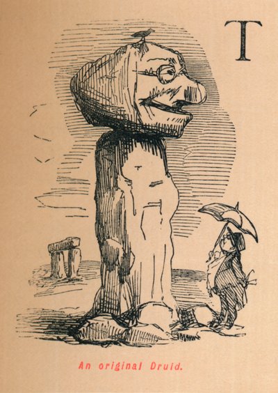 Un druida original, c. 1860 de John Leech