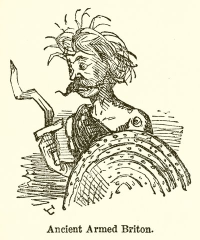 Antiguo britano armado de John Leech