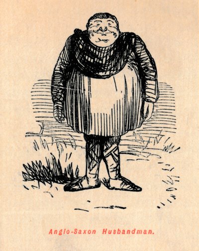 Campesino anglosajón, c1860 de John Leech