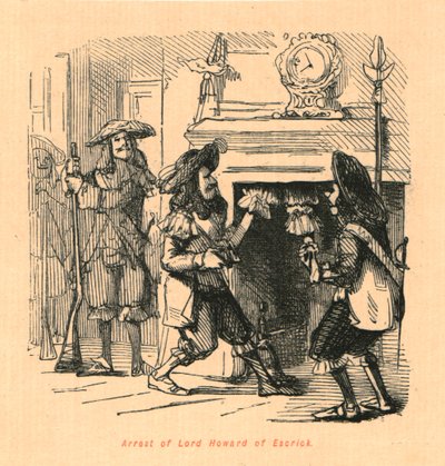 Arresto de Lord Howard de Escrick, 1897 de John Leech