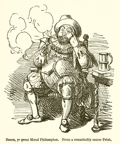 Bacon, el gran filósofo moral de John Leech