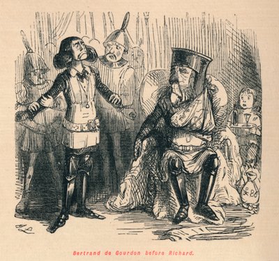 Bertrand de Gourdon ante Ricardo, c1860, c1860 de John Leech