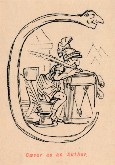 César como autor, 1852 de John Leech