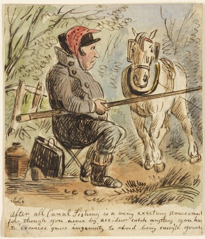 Pesca en el canal de John Leech