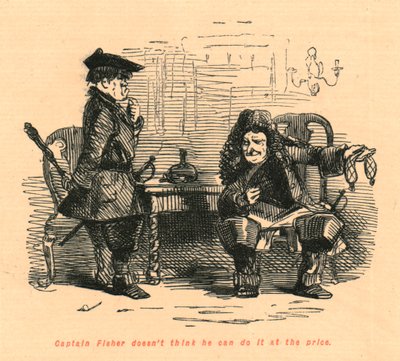 El Capitán Fisher no cree que pueda hacerlo al precio, 1897 de John Leech