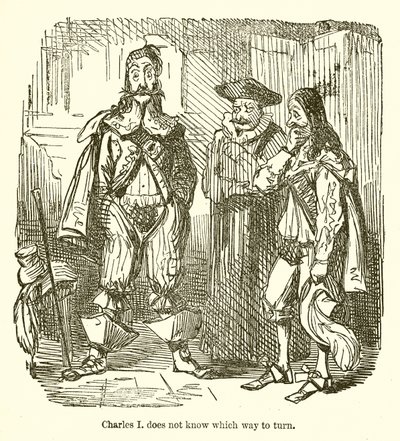 Carlos I no sabe a dónde ir de John Leech