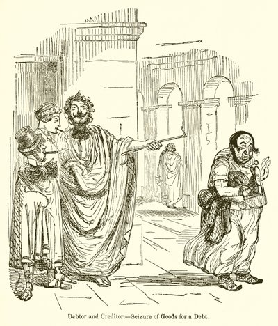 Deudor y acreedor.--Embargo de bienes por una deuda de John Leech