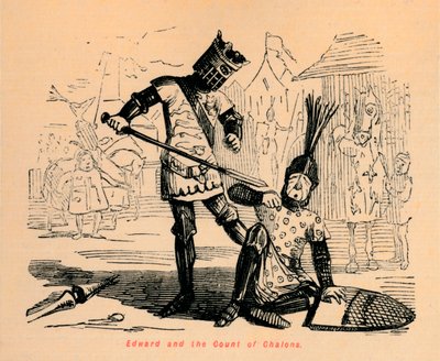 Eduardo y el Conde de Chalons de John Leech