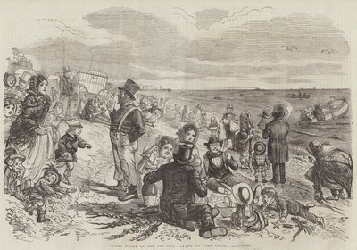Ocho horas en la playa de John Leech