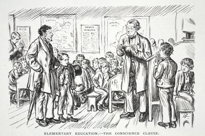 Educación elemental - la cláusula de conciencia de John Leech