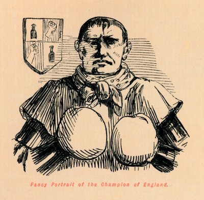 Retrato imaginario del Campeón de Inglaterra de John Leech