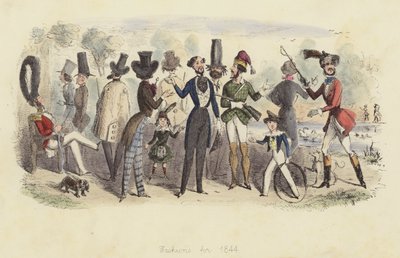 Modas para 1844 de John Leech