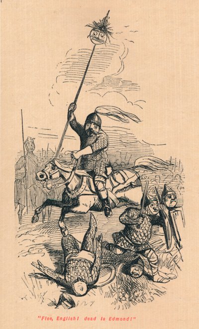 ¡Huyan, ingleses! ¡Edmond está muerto!, c1860 de John Leech