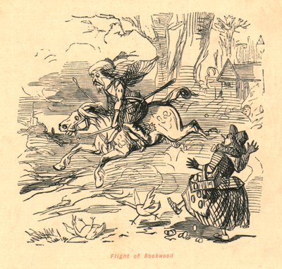 Huida de Rookwood, 1897 de John Leech