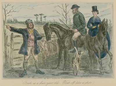 Fresco como un niño de cuatro años. Salió disparado como un tiro de John Leech