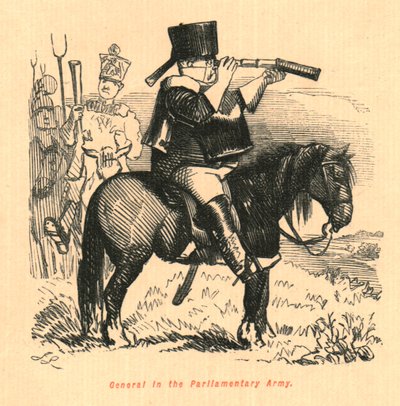 General en el Ejército Parlamentario, 1897 de John Leech