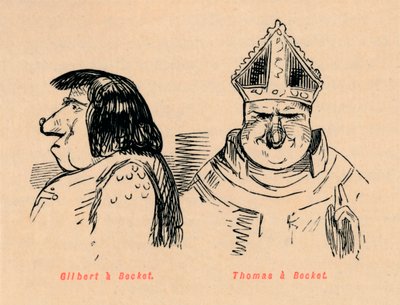 Gilbert a Becket, Thomas a Becket, c1860, c1860 de John Leech