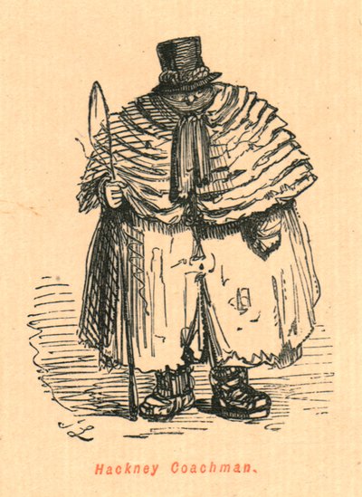 Cochero de Hackney, 1897 de John Leech