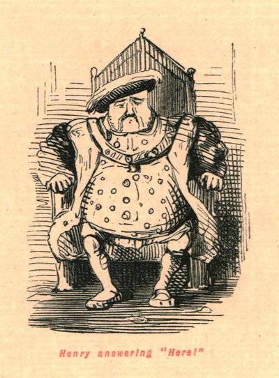 Henry respondiendo ¡Aquí!, 1897 de John Leech