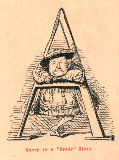 Henry en un estado lamentable de John Leech