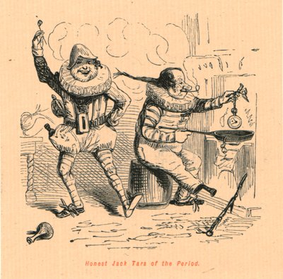 Honesto Jack Tars de la época, 1897 de John Leech
