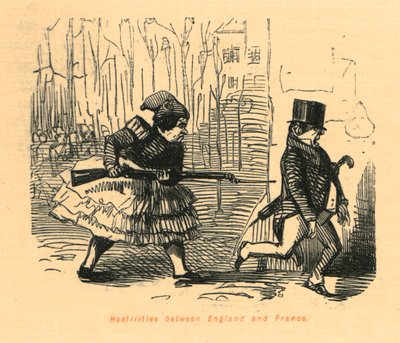 Hostilidades entre Inglaterra y Francia, 1897 de John Leech