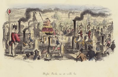 Hyde Park como será de John Leech