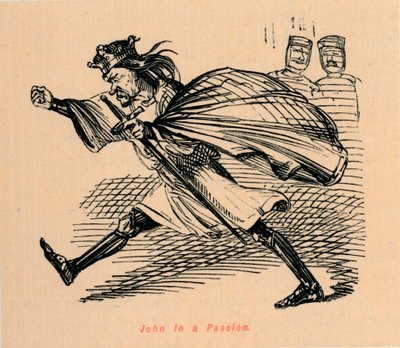 John en una pasión, c1860 de John Leech
