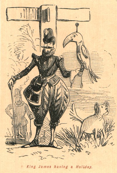 El Rey James de Vacaciones de John Leech
