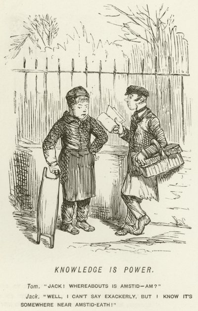 El conocimiento es poder de John Leech
