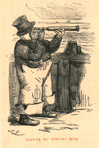 Buscando al Almirante Byng, 1897 de John Leech