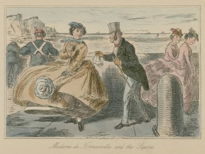 Madame de Normanville y el Escudero de John Leech
