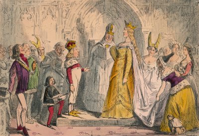 Matrimonio de Enrique VI y Margarita de Anjou de John Leech