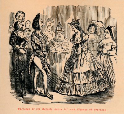 Matrimonio de su Majestad Enrique III y Leonor de Provenza de John Leech
