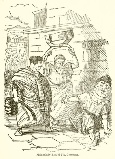 Melancólico fin de Tib. Gracchus de John Leech