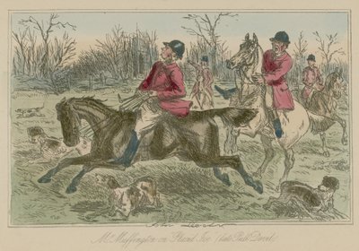 El Sr. Muffington en Placid Joe tarde Pull Devil de John Leech