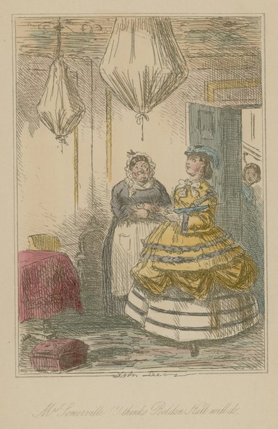 La Sra. Somerville piensa que Beldon Hall servirá de John Leech