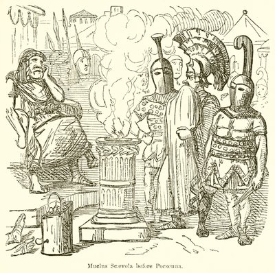Mucio Escévola ante Porsena de John Leech