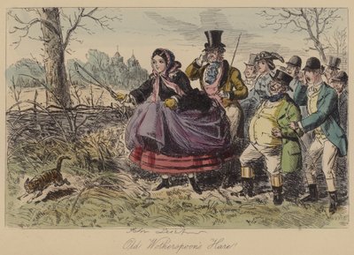 ¡La liebre de Old Wotherspoon! de John Leech