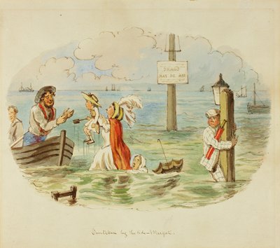 Atrapado por la marea-Margate de John Leech
