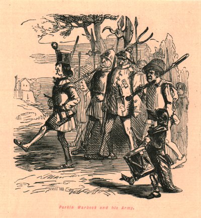 Perkin Warbeck y su ejército de John Leech