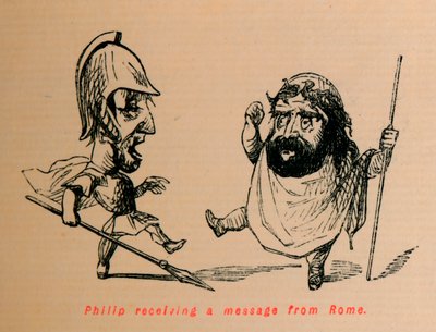 Felipe recibiendo un mensaje de Roma de John Leech