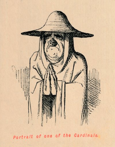 Retrato de uno de los cardenales, c. 1860 de John Leech