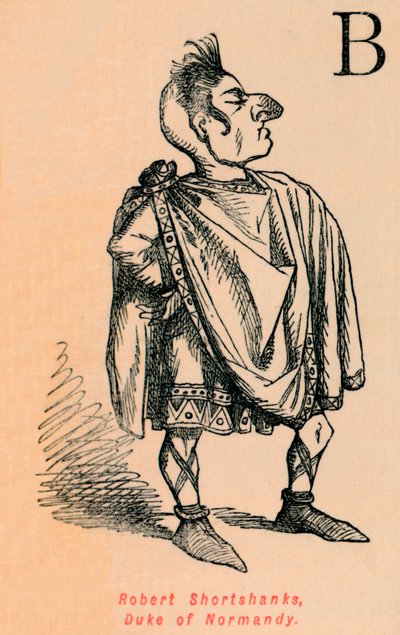 Robert Shortshanks, Duque de Normandía, c. 1860 de John Leech