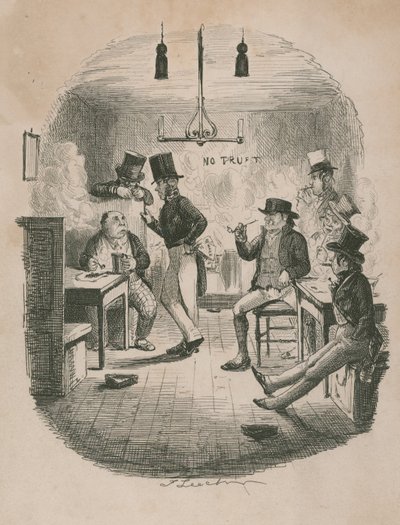 Robin fumador de John Leech