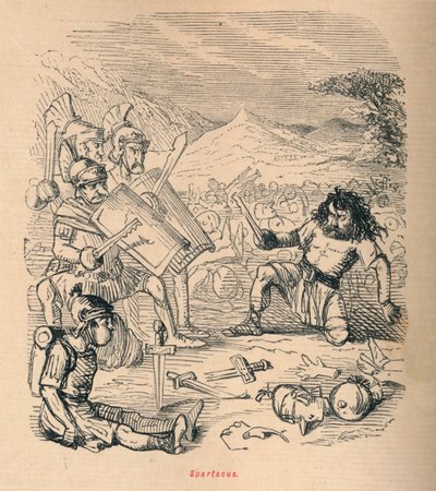 Espartaco, 1852 de John Leech