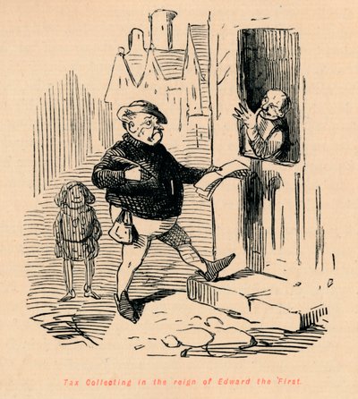 Recaudación de impuestos en el reinado de Eduardo I de John Leech