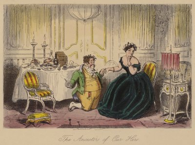 Los antepasados de nuestro héroe de John Leech