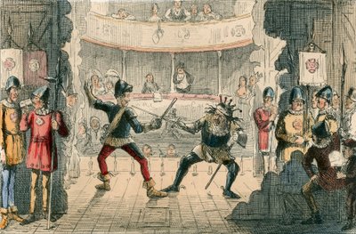 La Batalla de Bosworth, una escena en el gran drama de la historia de John Leech