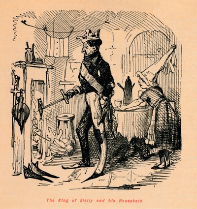 El Rey de Sicilia y su casa de John Leech